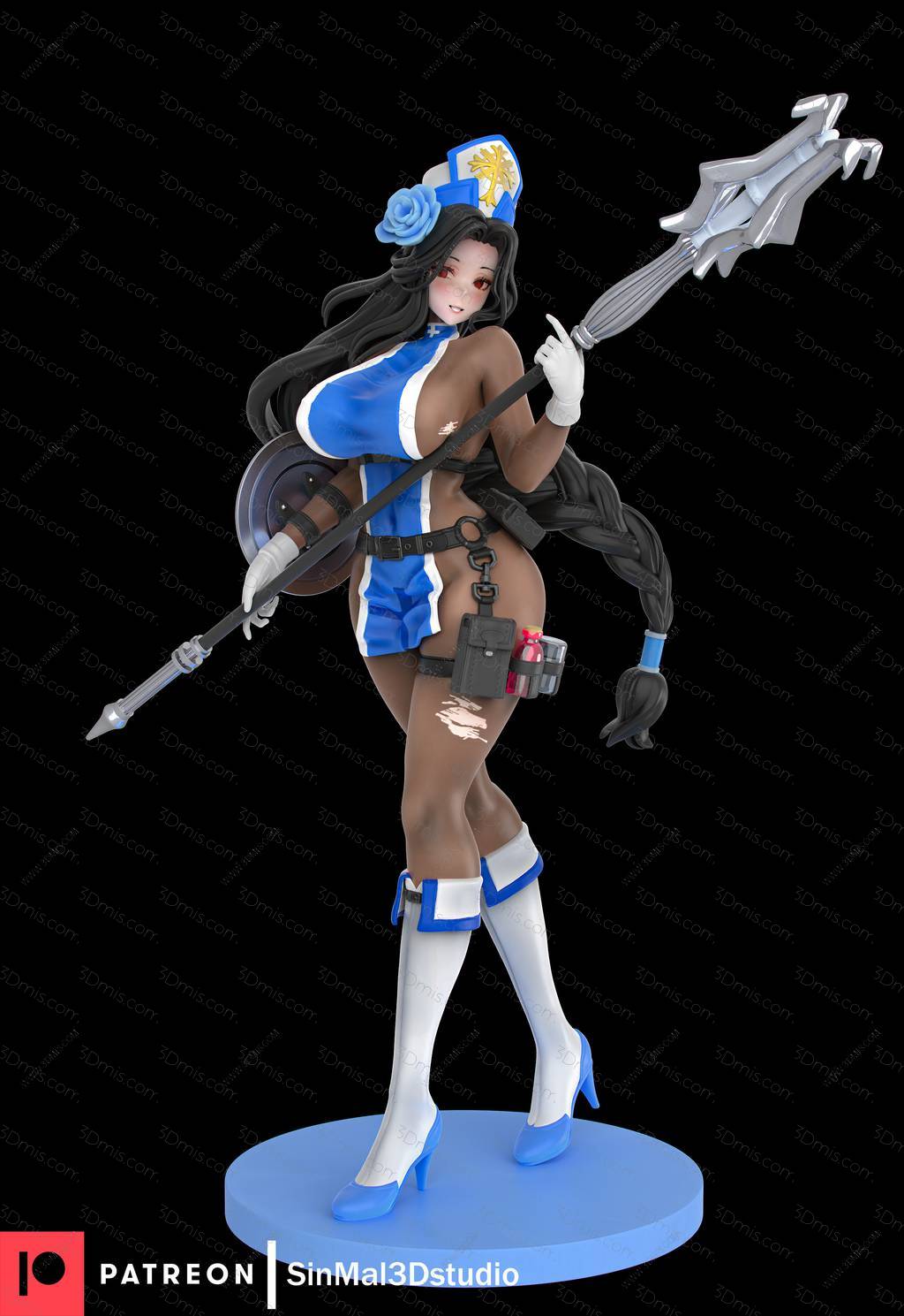 Sin3Dstudio 胜利女神:妮姬 梅登:冰玫瑰