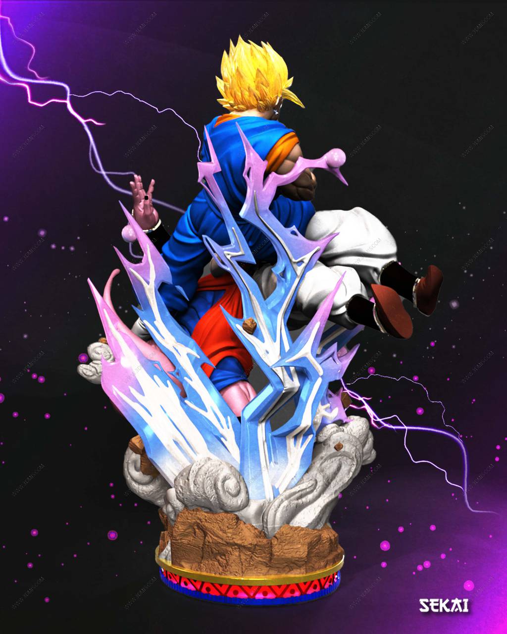 P站图纸印象馆 Sekai 龙珠 贝吉特VS魔人布欧 Sekai 龙珠 贝吉特VS魔人布欧