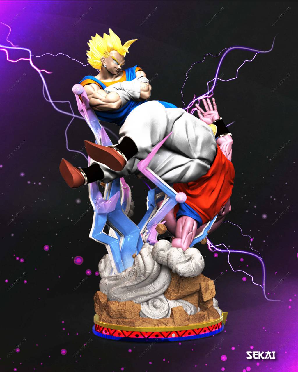 P站图纸印象馆 Sekai 龙珠 贝吉特VS魔人布欧 Sekai 龙珠 贝吉特VS魔人布欧