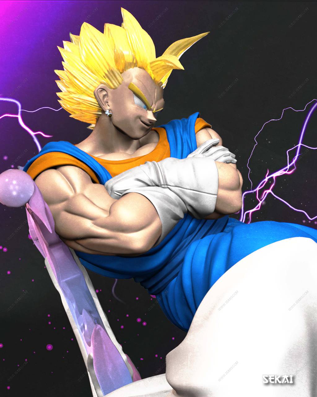 P站图纸印象馆 Sekai 龙珠 贝吉特VS魔人布欧 Sekai 龙珠 贝吉特VS魔人布欧