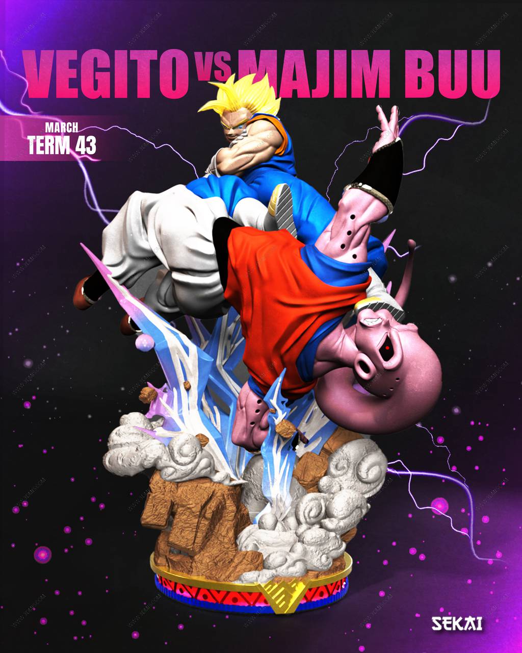 P站图纸印象馆 Sekai 龙珠 贝吉特VS魔人布欧 Sekai 龙珠 贝吉特VS魔人布欧