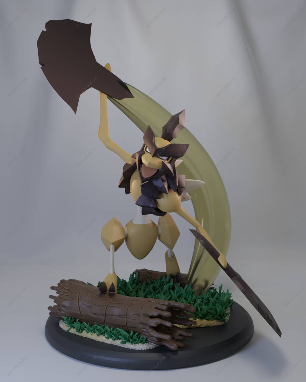 P站图纸印象馆 精灵宝可梦 飞天螳螂 精灵宝可梦 飞天螳螂