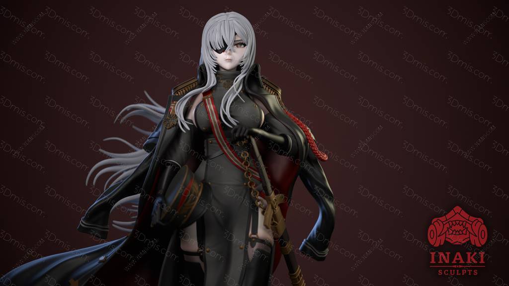 P站图纸印象馆 Inaki Sculpts 碧蓝航线 弗里茨鲁梅 Inaki Sculpts 碧蓝航线 弗里茨鲁梅