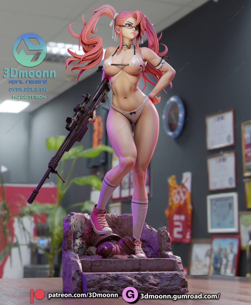 P站图纸印象馆 3Dmoonn 学园默示录 高城沙耶 3Dmoonn 学园默示录 高城沙耶