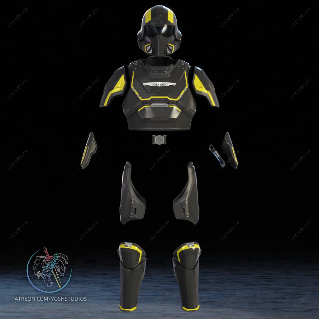P站图纸印象馆 Yosh 绝地潜兵全身甲 Yosh 绝地潜兵全身甲