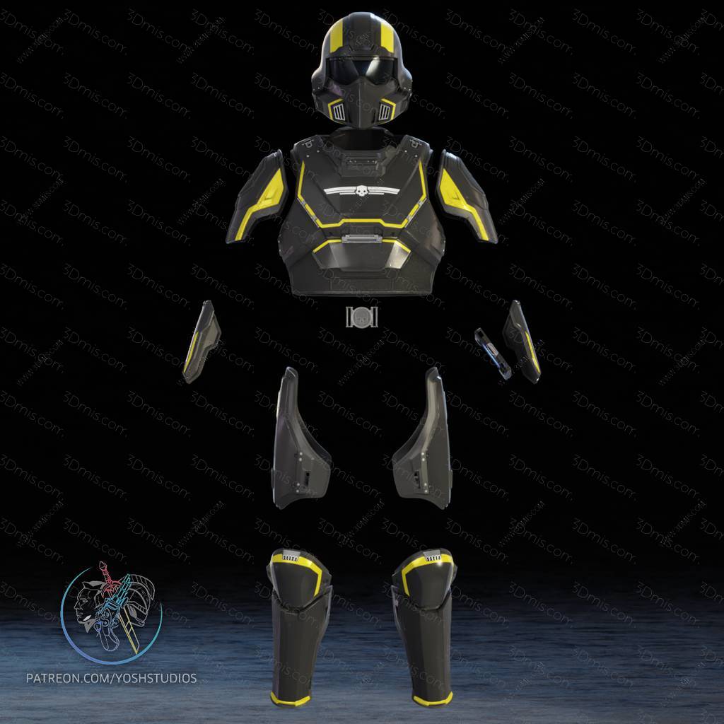 P站图纸印象馆 Yosh 绝地潜兵全身甲 Yosh 绝地潜兵全身甲