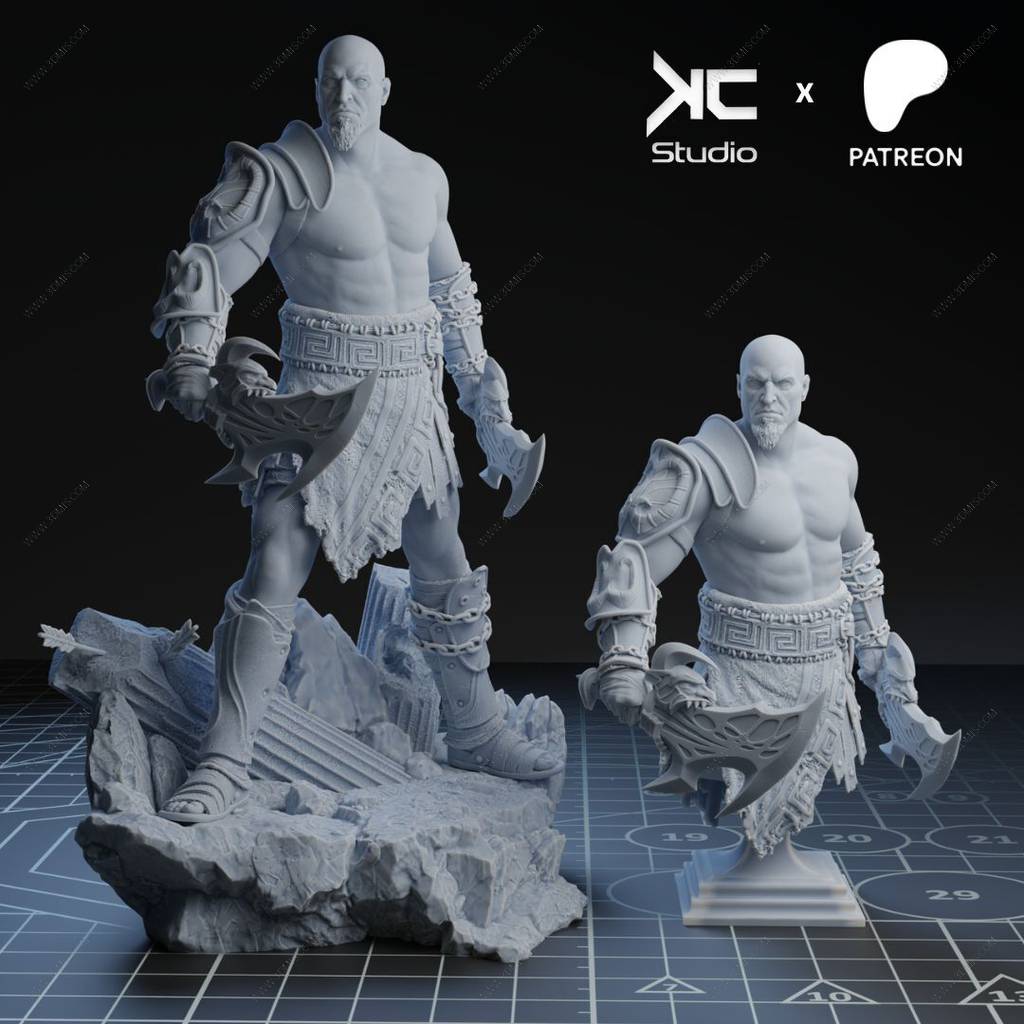 P站图纸印象馆 战神 奎托斯 战神 奎托斯