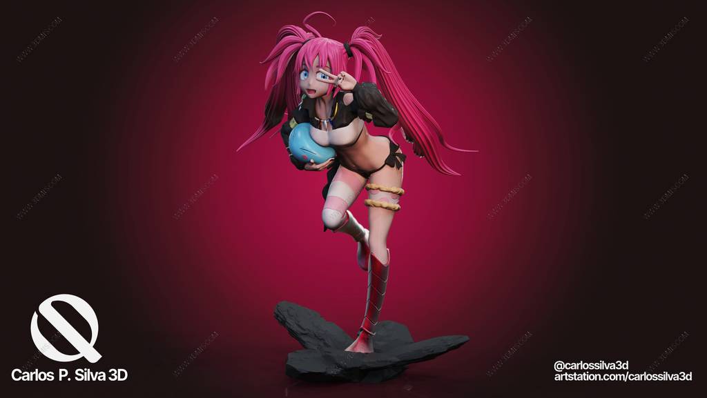 P站图纸印象馆 关于我转生变成史莱姆这档事 米莉姆·纳瓦 关于我转生变成史莱姆这档事 米莉姆·纳瓦