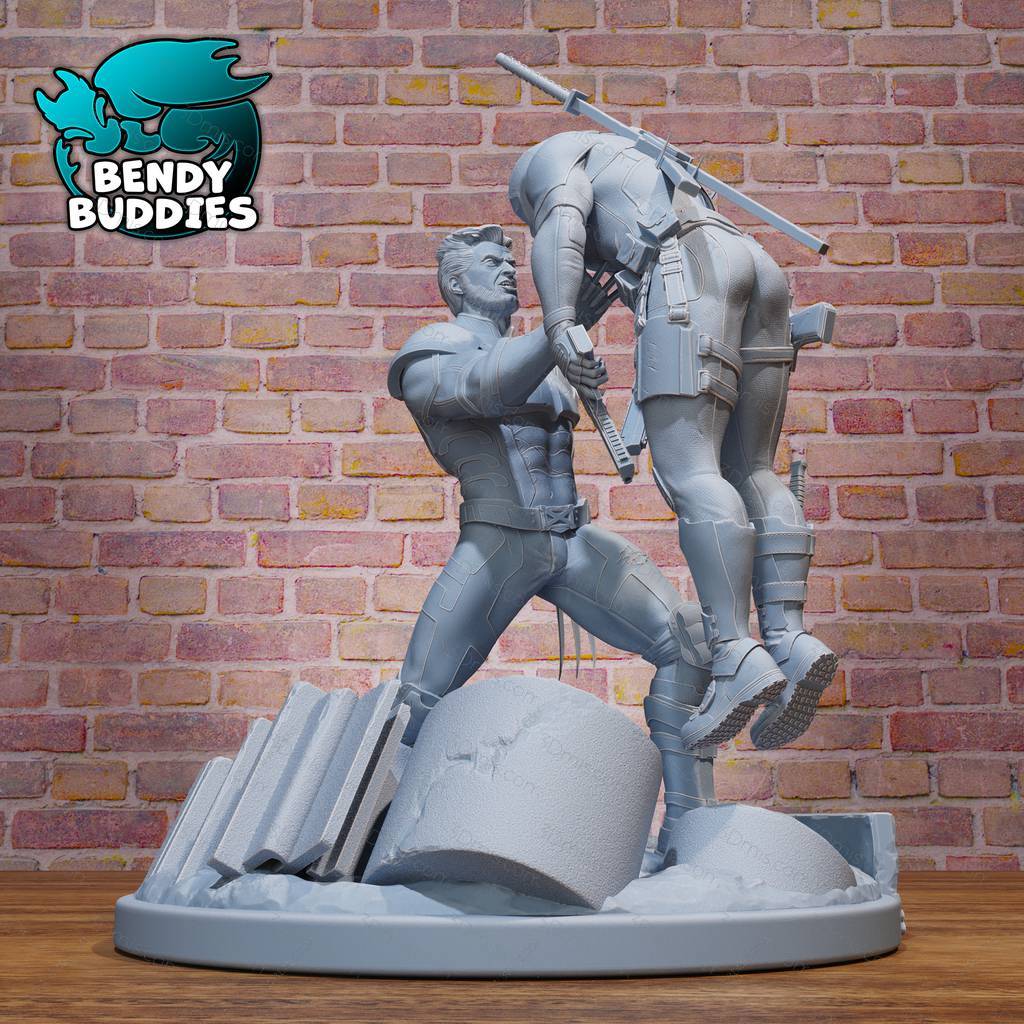 P站图纸印象馆 漫威 死侍与金刚狼 漫威 死侍与金刚狼