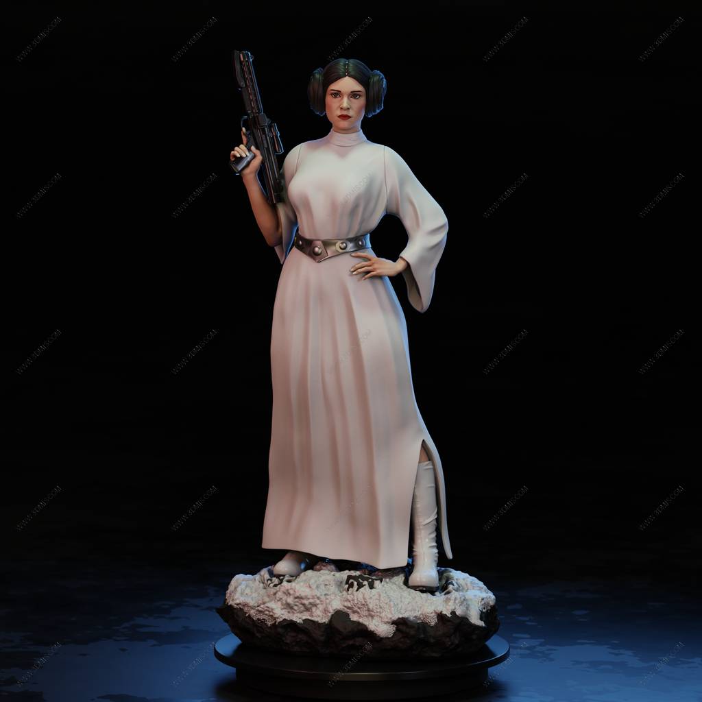 P站图纸印象馆 BrunoArt3D 星球大战 莱娅公主 BrunoArt3D 星球大战 莱娅公主