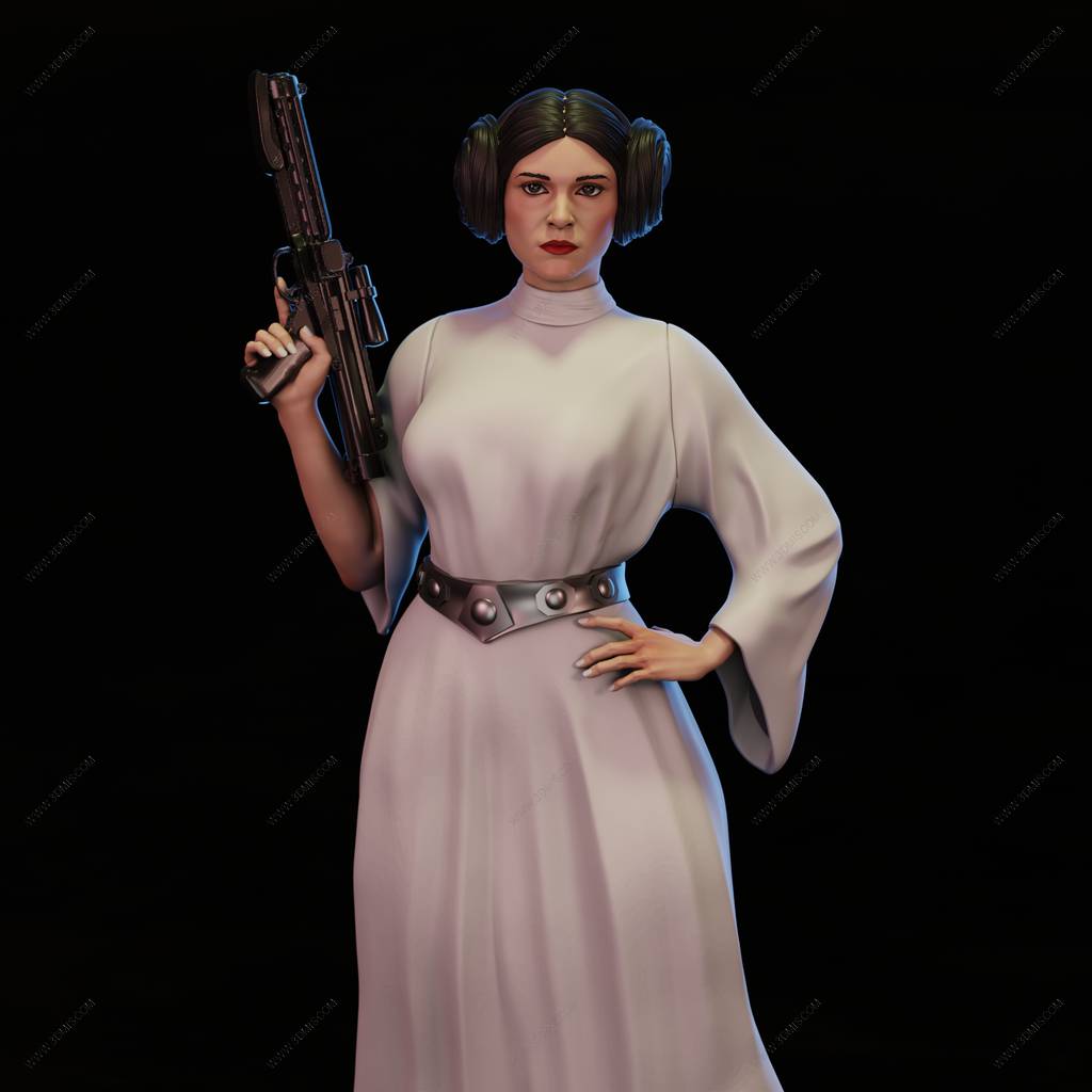 P站图纸印象馆 BrunoArt3D 星球大战 莱娅公主 BrunoArt3D 星球大战 莱娅公主