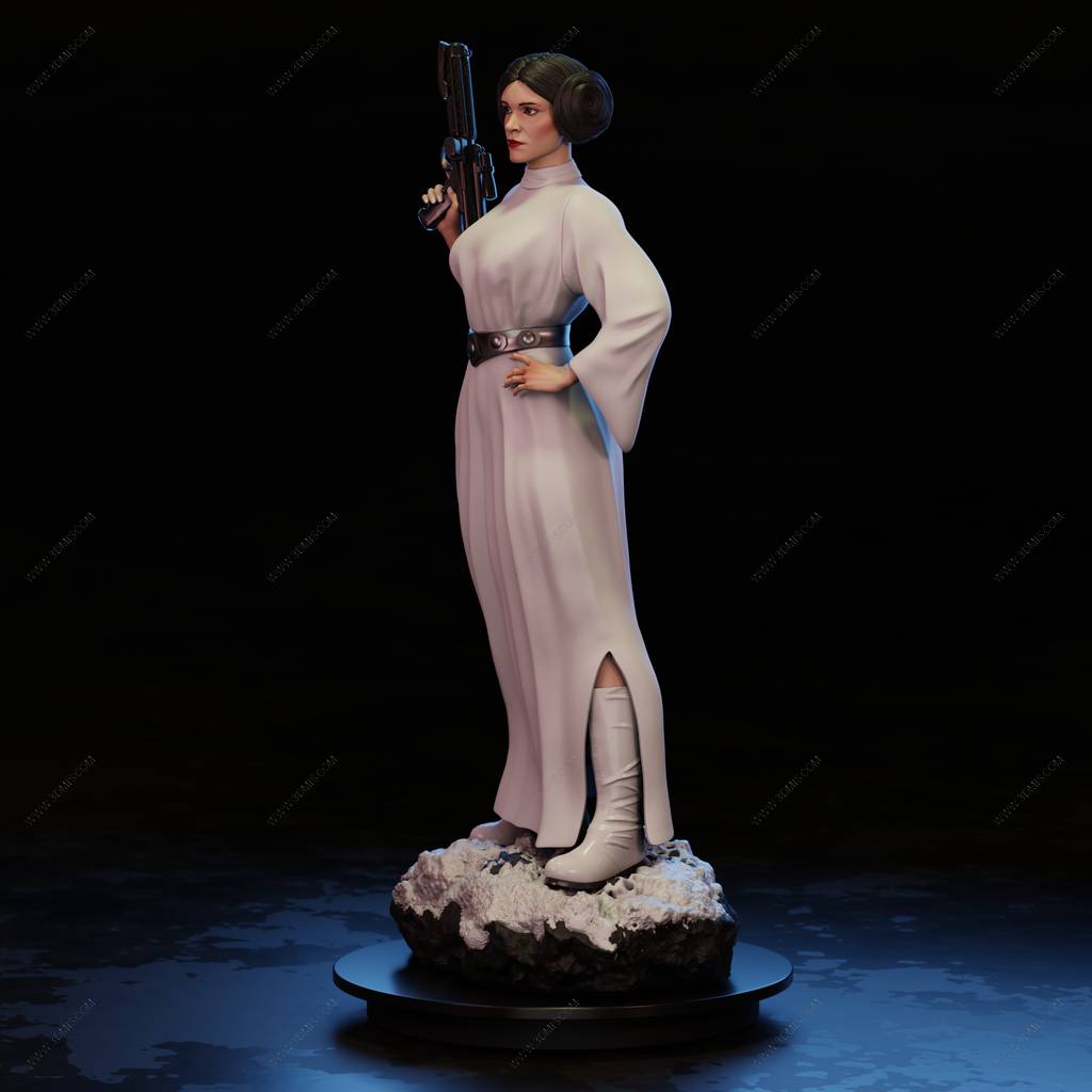 P站图纸印象馆 BrunoArt3D 星球大战 莱娅公主 BrunoArt3D 星球大战 莱娅公主