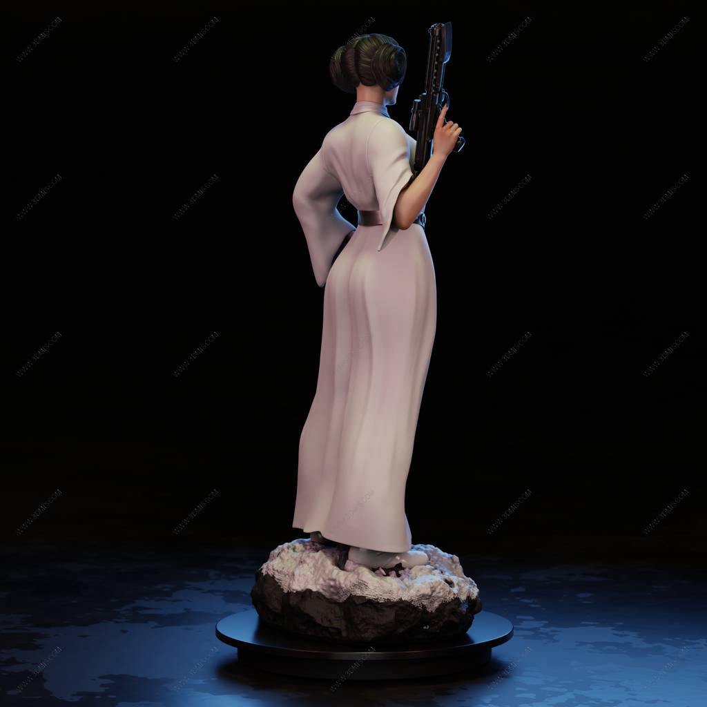 P站图纸印象馆 BrunoArt3D 星球大战 莱娅公主 BrunoArt3D 星球大战 莱娅公主