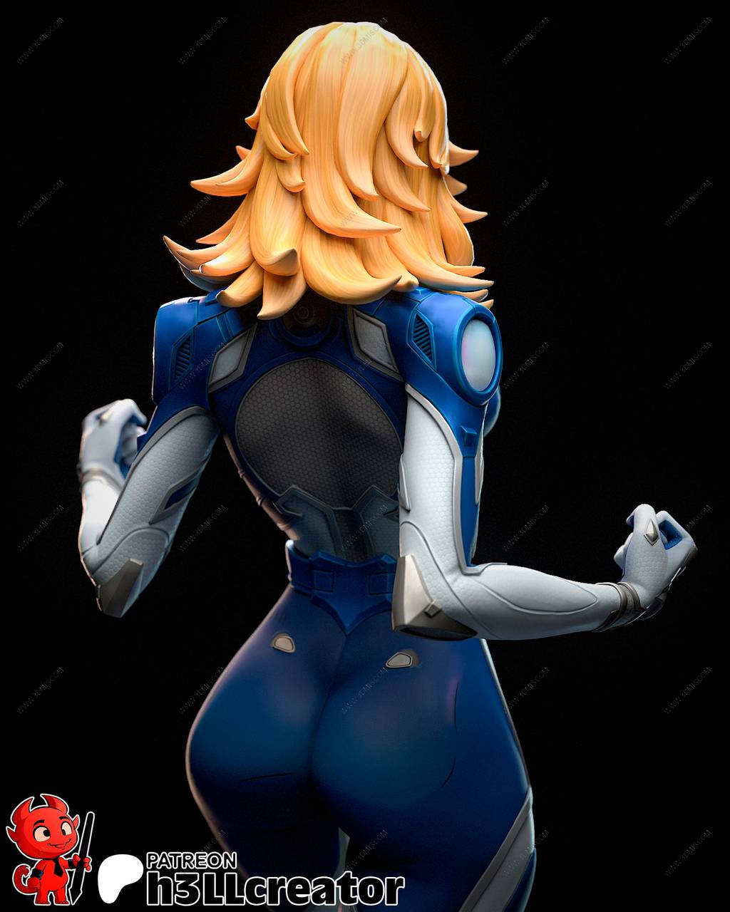 P站图纸印象馆 H3LL 漫威 隐形女侠 H3LL 漫威 隐形女侠