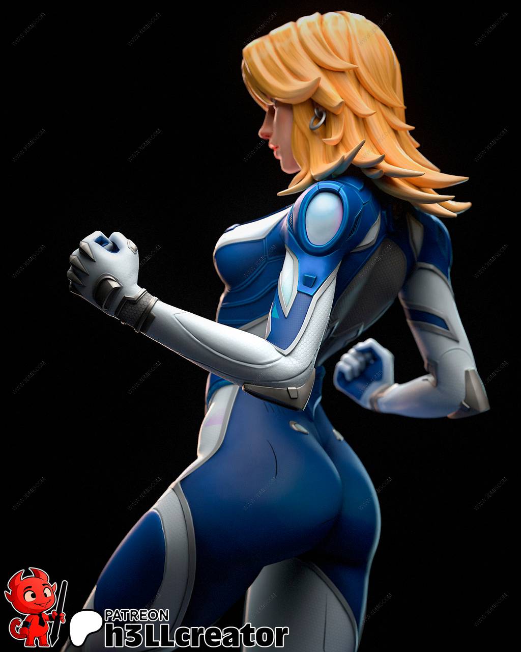 P站图纸印象馆 H3LL 漫威 隐形女侠 H3LL 漫威 隐形女侠