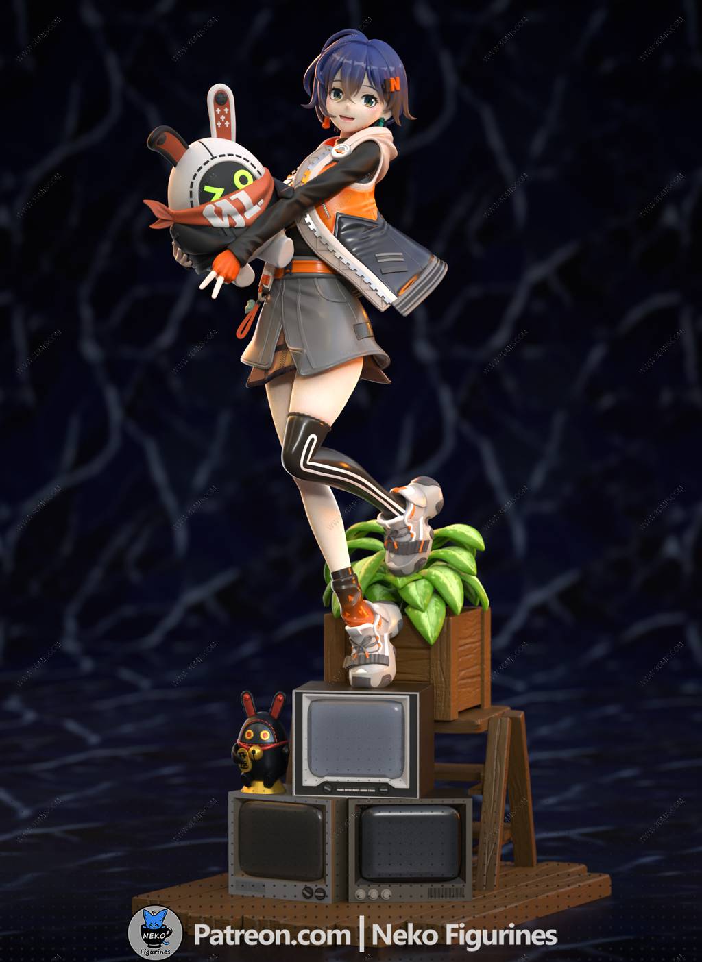 P站图纸印象馆 Neko 绝区零 铃 Neko 绝区零 铃