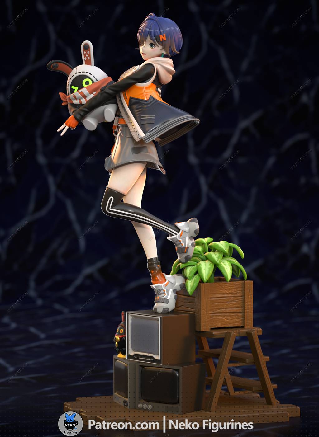 P站图纸印象馆 Neko 绝区零 铃 Neko 绝区零 铃