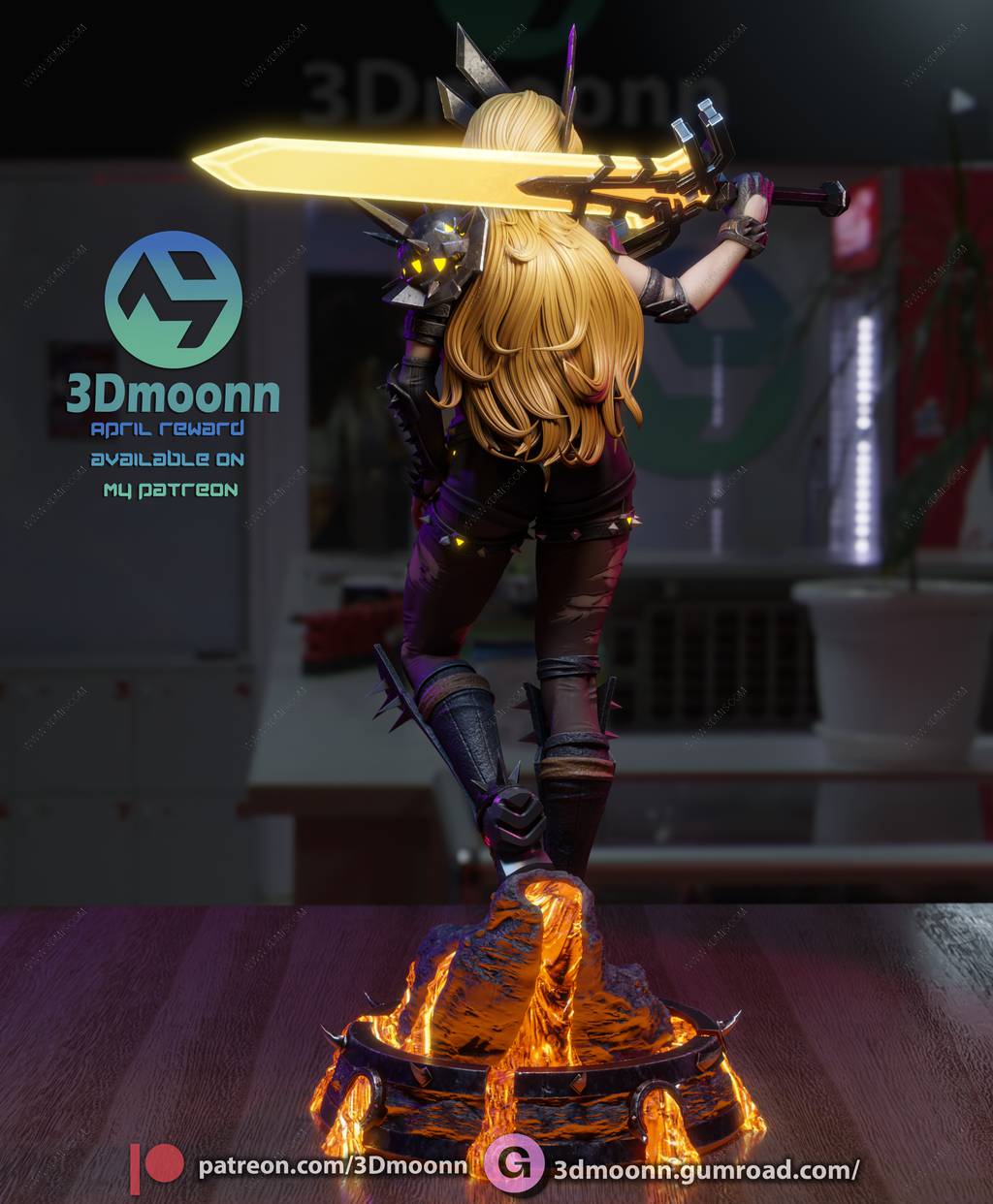 P站图纸印象馆 3Dmoonn 漫威 伊丽亚娜·拉斯普廷 3Dmoonn 漫威 伊丽亚娜·拉斯普廷