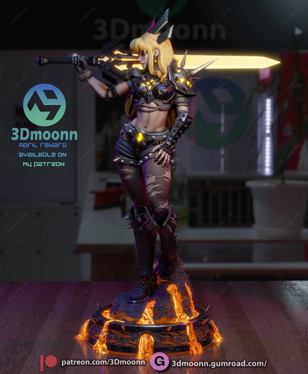 P站图纸印象馆 3Dmoonn 漫威 伊丽亚娜·拉斯普廷 3Dmoonn 漫威 伊丽亚娜·拉斯普廷