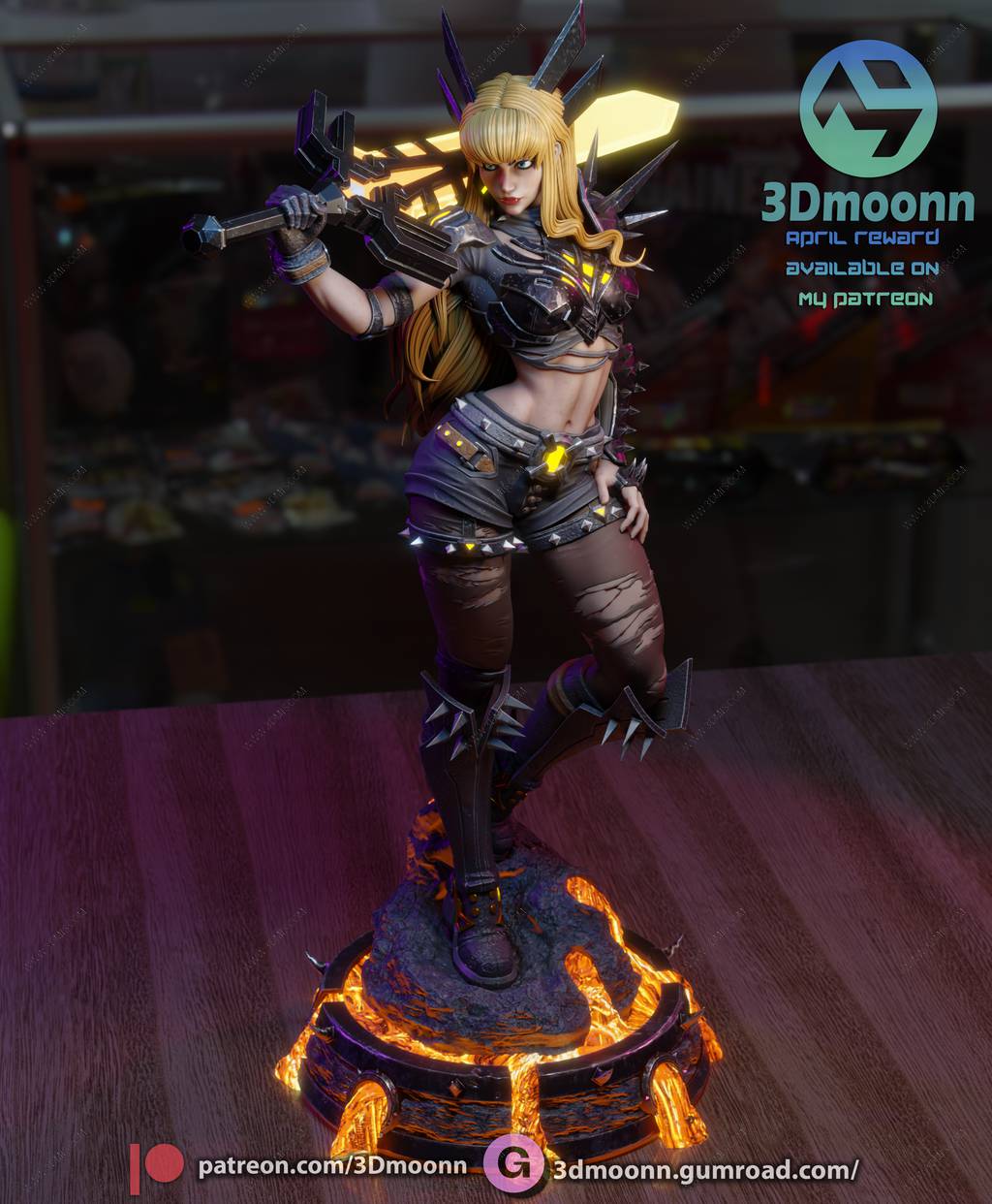 P站图纸印象馆 3Dmoonn 漫威 伊丽亚娜·拉斯普廷 3Dmoonn 漫威 伊丽亚娜·拉斯普廷