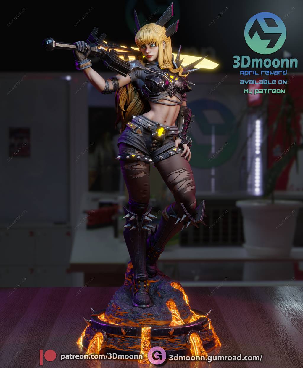 P站图纸印象馆 3Dmoonn 漫威 伊丽亚娜·拉斯普廷 3Dmoonn 漫威 伊丽亚娜·拉斯普廷