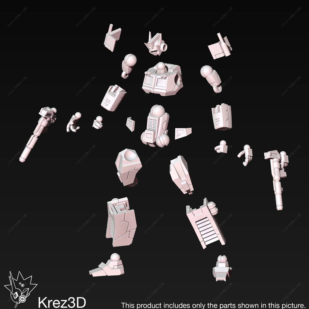 P站图纸印象馆 变形金钢 擎天柱 变形金钢 擎天柱