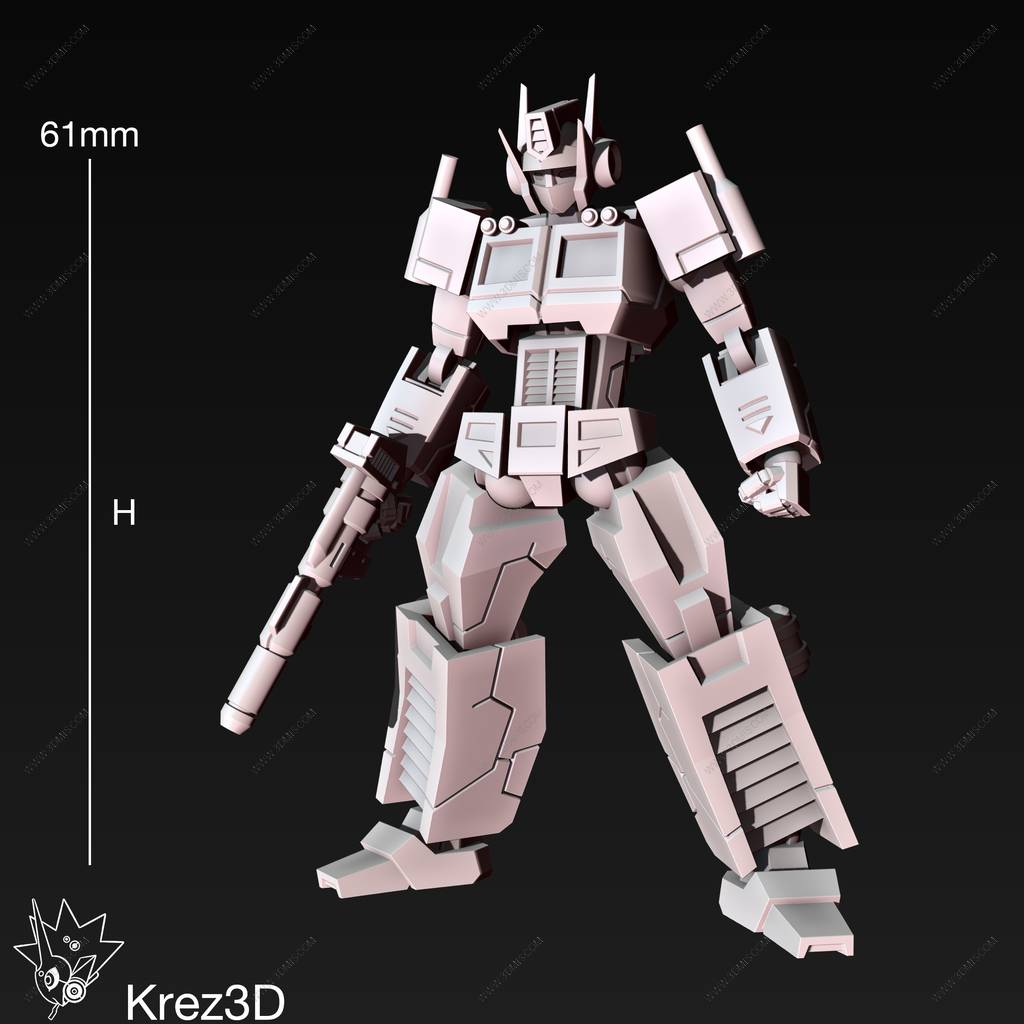 P站图纸印象馆 变形金钢 擎天柱 变形金钢 擎天柱