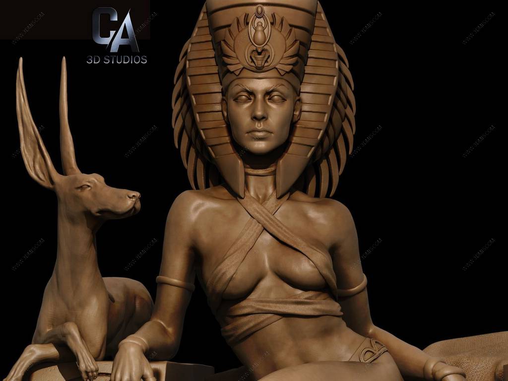 P站图纸印象馆 CA3D 埃及艳后 CA3D 埃及艳后