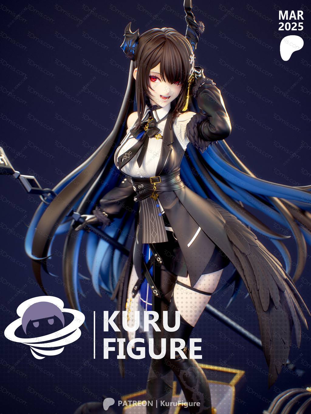 Kuru Figure 虚拟偶像 纳瑞莎·雷文克罗夫特
