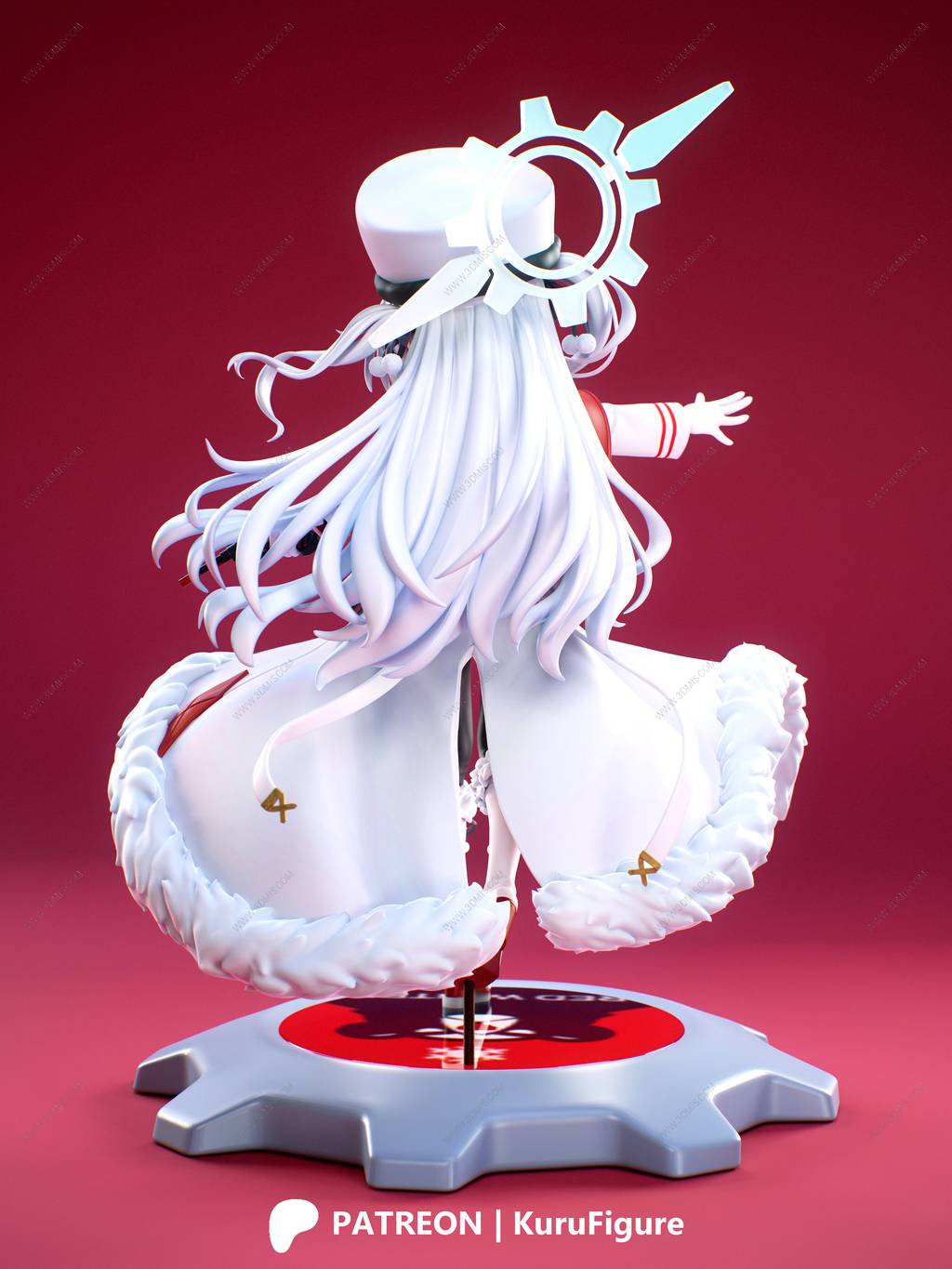 P站图纸印象馆 Kuru Figure 碧蓝档案 切里诺 Kuru Figure 碧蓝档案 切里诺