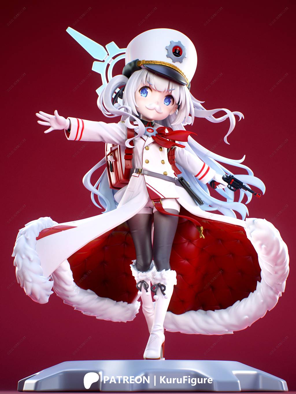 P站图纸印象馆 Kuru Figure 碧蓝档案 切里诺 Kuru Figure 碧蓝档案 切里诺