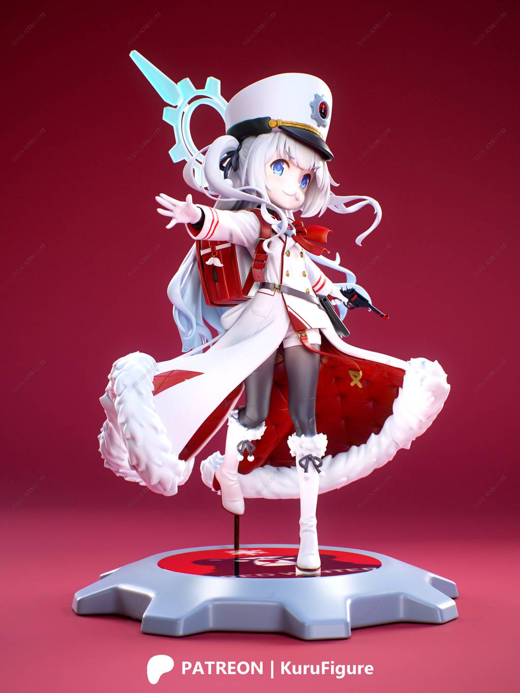 P站图纸印象馆 Kuru Figure 碧蓝档案 切里诺 Kuru Figure 碧蓝档案 切里诺