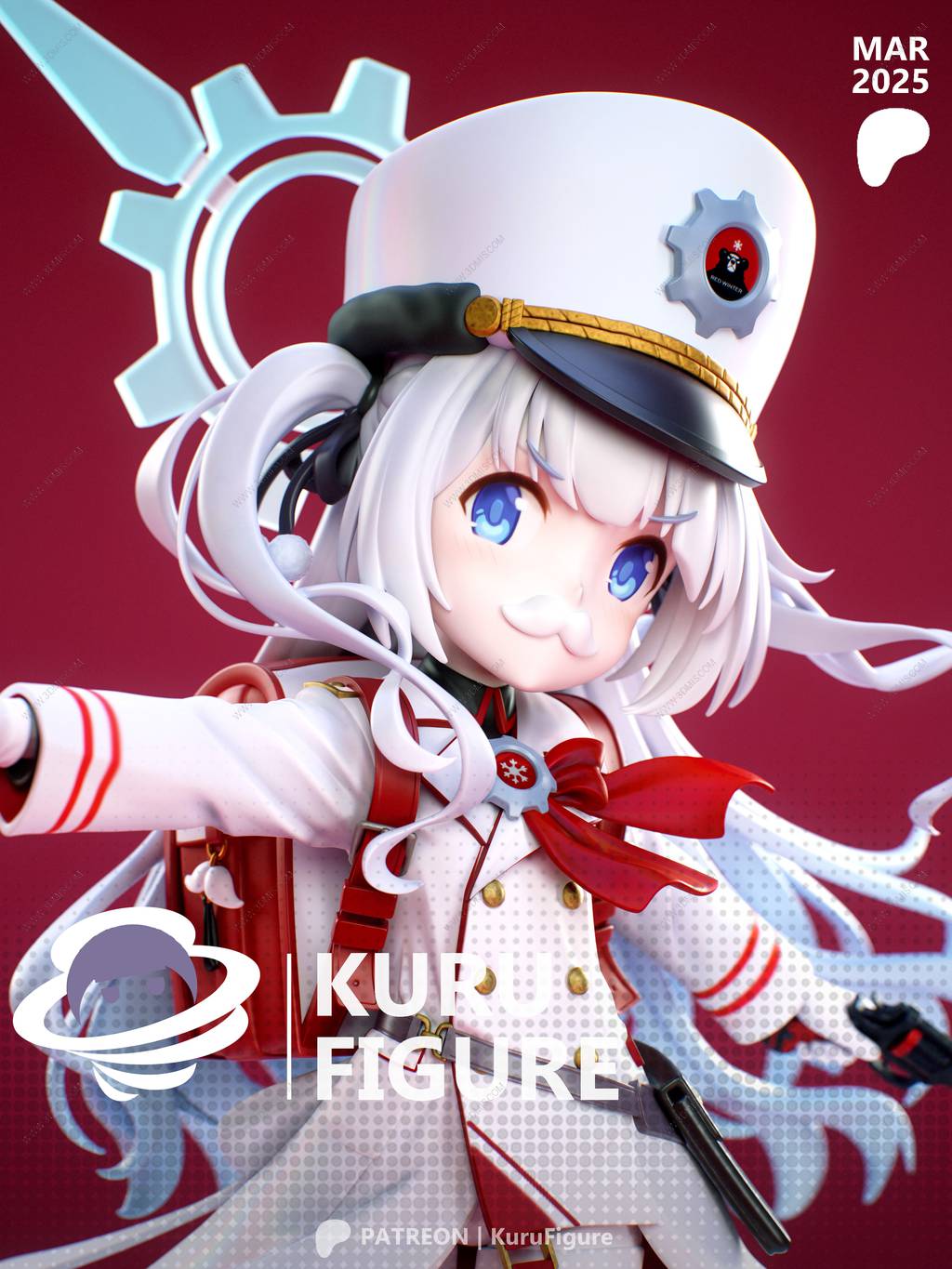 P站图纸印象馆 Kuru Figure 碧蓝档案 切里诺 Kuru Figure 碧蓝档案 切里诺