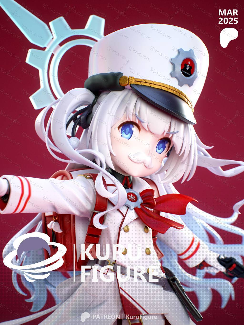 P站图纸印象馆 Kuru Figure 碧蓝档案 切里诺 Kuru Figure 碧蓝档案 切里诺