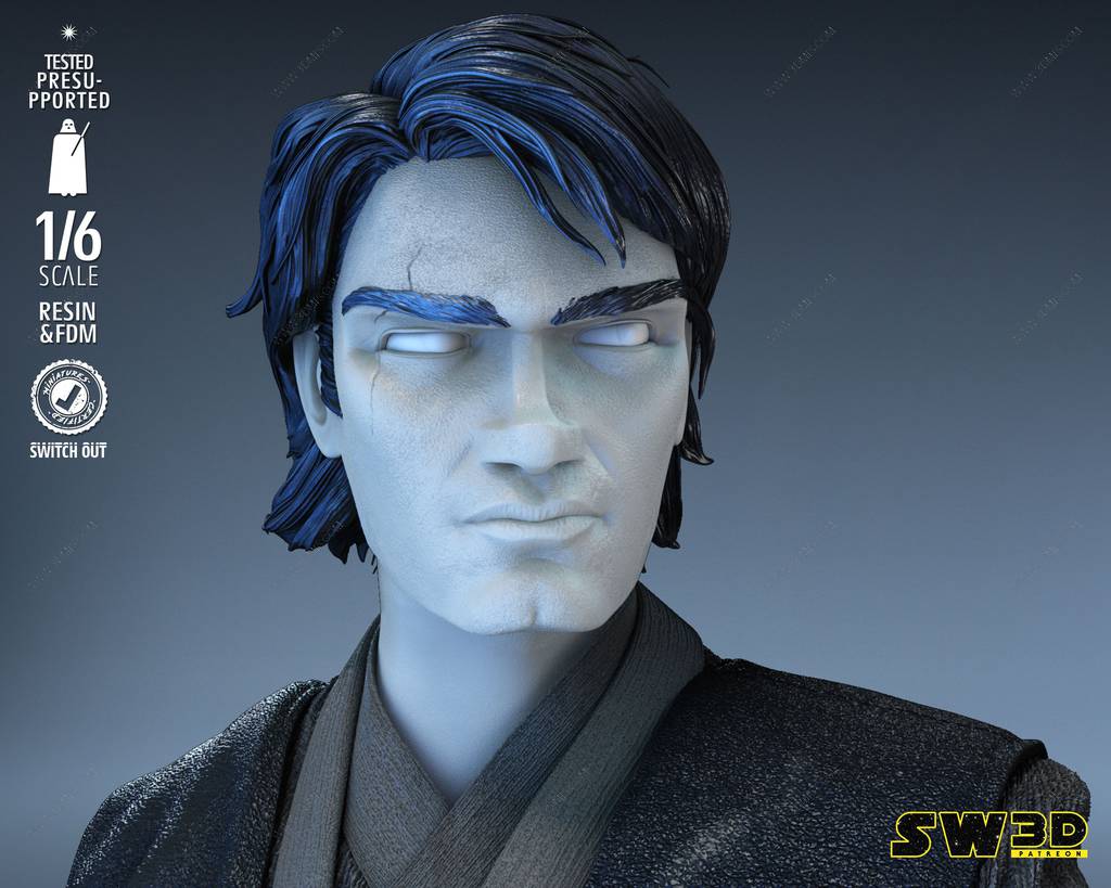 P站图纸印象馆 SW3D 星球大战 阿纳金 SW3D 星球大战 阿纳金