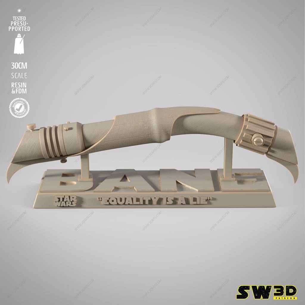 P站图纸印象馆 SW3D 星球大战 达斯·贝恩的光剑 SW3D 星球大战 达斯·贝恩的光剑