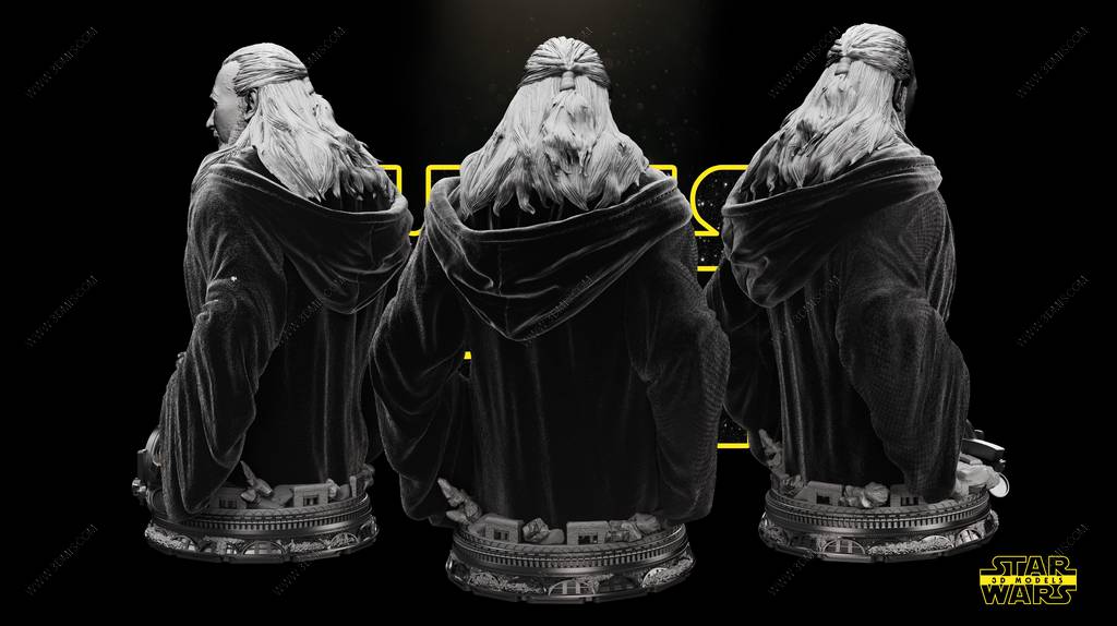 P站图纸印象馆 SW3D 星球大战 梅斯·温杜和魁刚·金 SW3D 星球大战 梅斯·温杜和魁刚·金