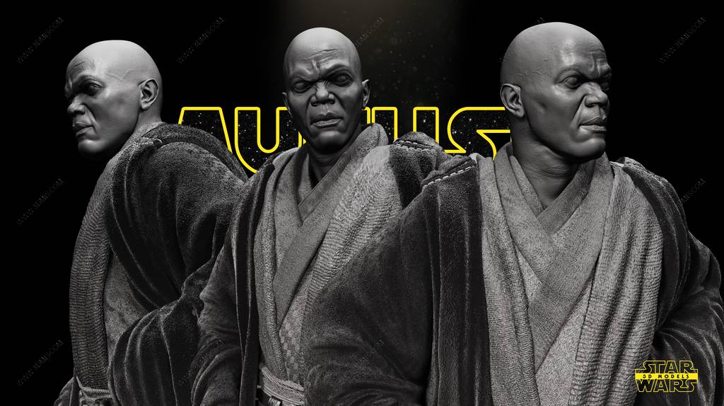 P站图纸印象馆 SW3D 星球大战 梅斯·温杜和魁刚·金 SW3D 星球大战 梅斯·温杜和魁刚·金