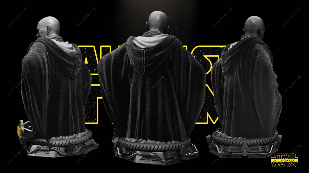 P站图纸印象馆 SW3D 星球大战 梅斯·温杜和魁刚·金 SW3D 星球大战 梅斯·温杜和魁刚·金