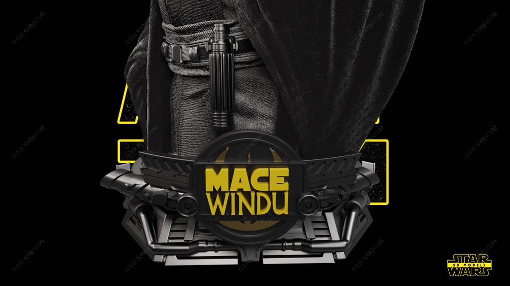 P站图纸印象馆 SW3D 星球大战 梅斯·温杜和魁刚·金 SW3D 星球大战 梅斯·温杜和魁刚·金