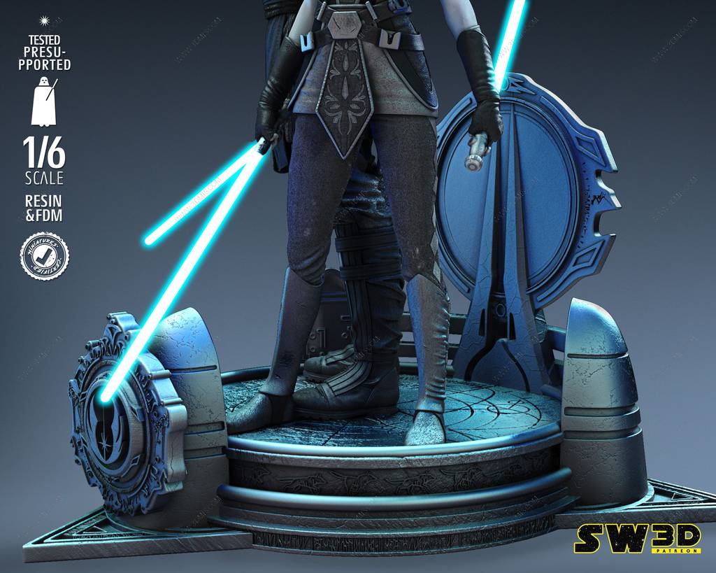 P站图纸印象馆 SW3D 星球大战 阿纳金·天行者与阿索卡·塔诺 SW3D 星球大战 阿纳金·天行者与阿索卡·塔诺