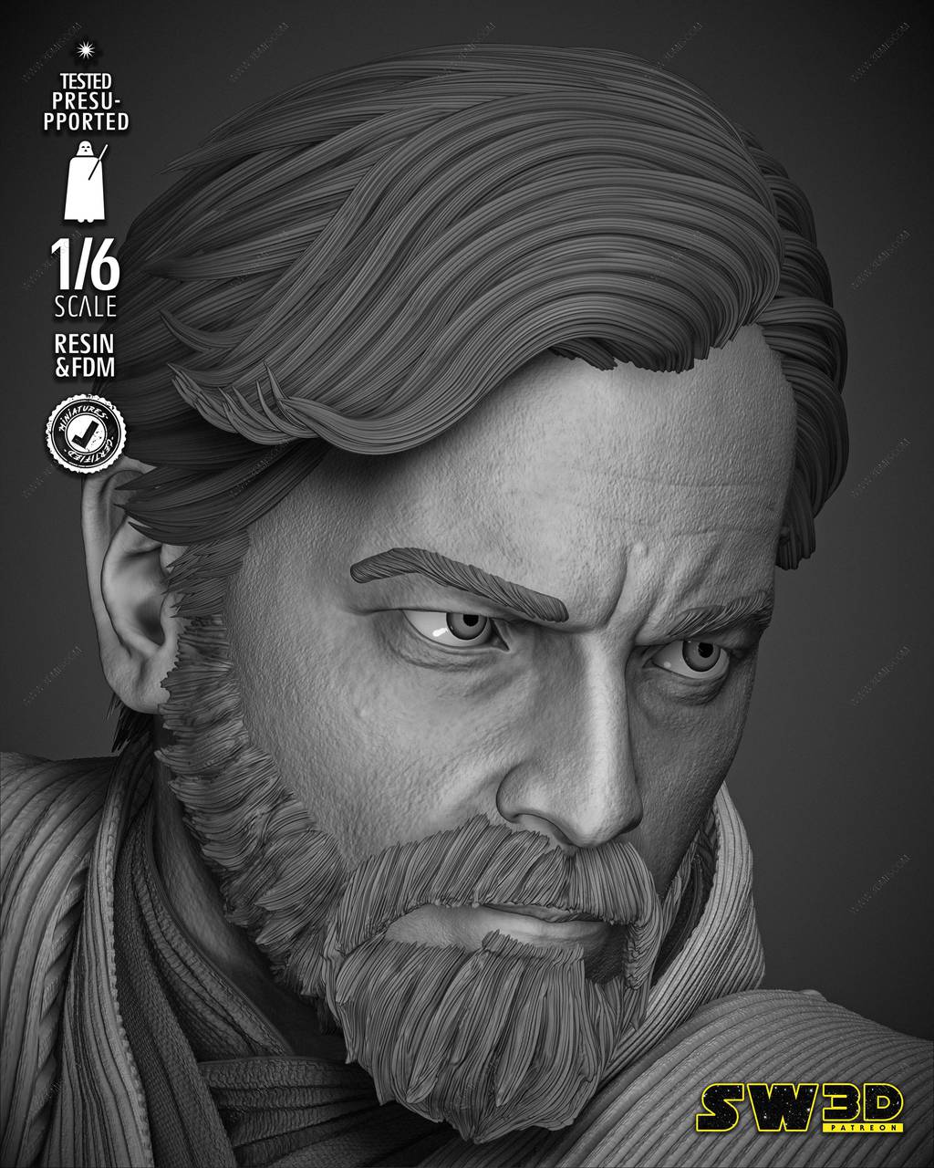 P站图纸印象馆 SW3D 星球大战 欧比旺·克诺比 SW3D 星球大战 欧比旺·克诺比