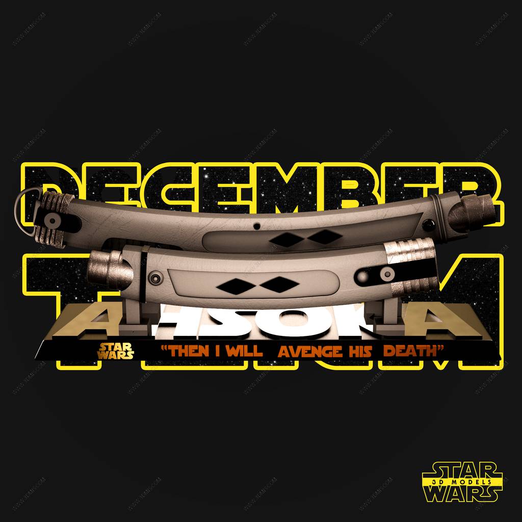 P站图纸印象馆 SW3D 星球大战 阿纳金和达斯·西迪厄斯的光剑 SW3D 星球大战 阿纳金和达斯·西迪厄斯的光剑