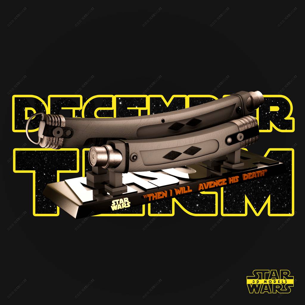 P站图纸印象馆 SW3D 星球大战 阿纳金和达斯·西迪厄斯的光剑 SW3D 星球大战 阿纳金和达斯·西迪厄斯的光剑