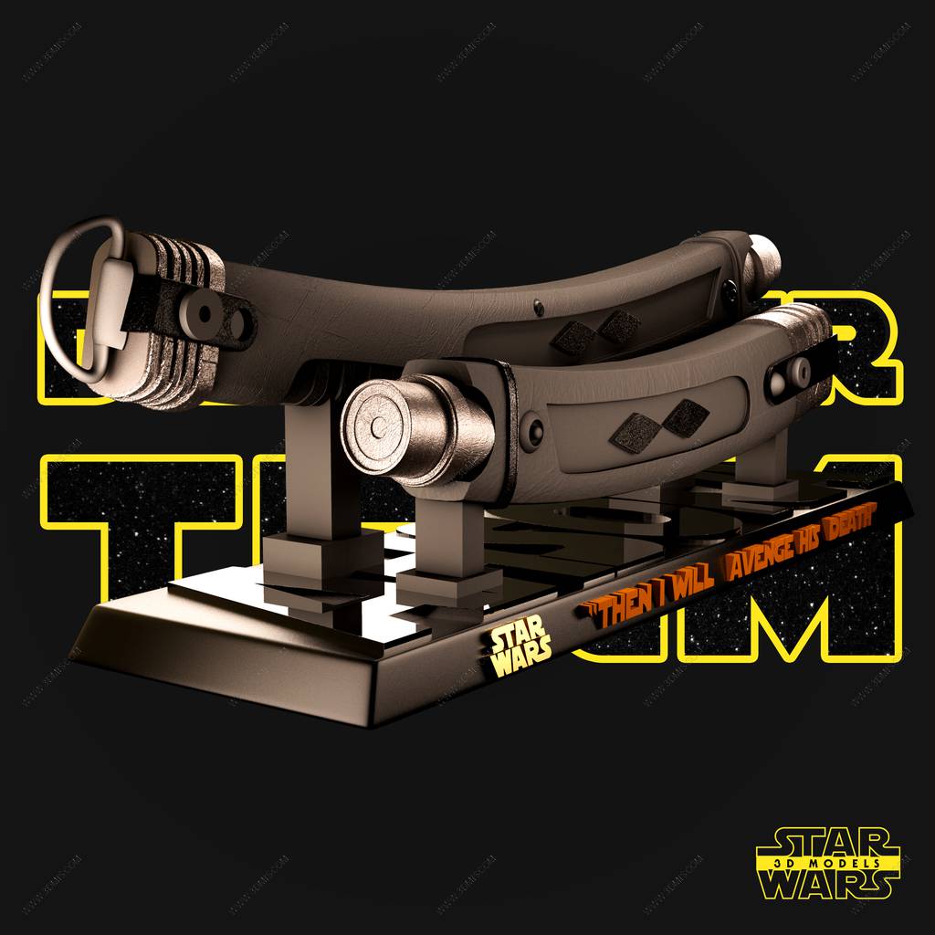 P站图纸印象馆 SW3D 星球大战 阿纳金和达斯·西迪厄斯的光剑 SW3D 星球大战 阿纳金和达斯·西迪厄斯的光剑