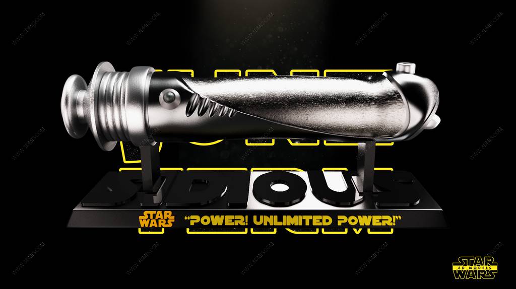 P站图纸印象馆 SW3D 星球大战 阿纳金和达斯·西迪厄斯的光剑 SW3D 星球大战 阿纳金和达斯·西迪厄斯的光剑