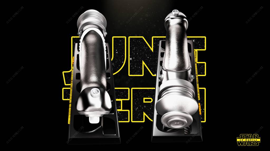 P站图纸印象馆 SW3D 星球大战 阿纳金和达斯·西迪厄斯的光剑 SW3D 星球大战 阿纳金和达斯·西迪厄斯的光剑