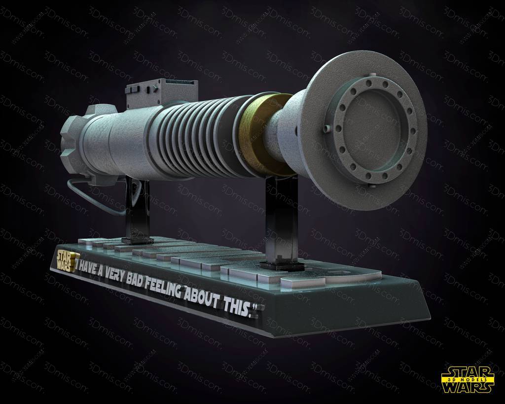 P站图纸印象馆 SW3D 星球大战 卢克·天行者的光剑 SW3D 星球大战 卢克·天行者的光剑