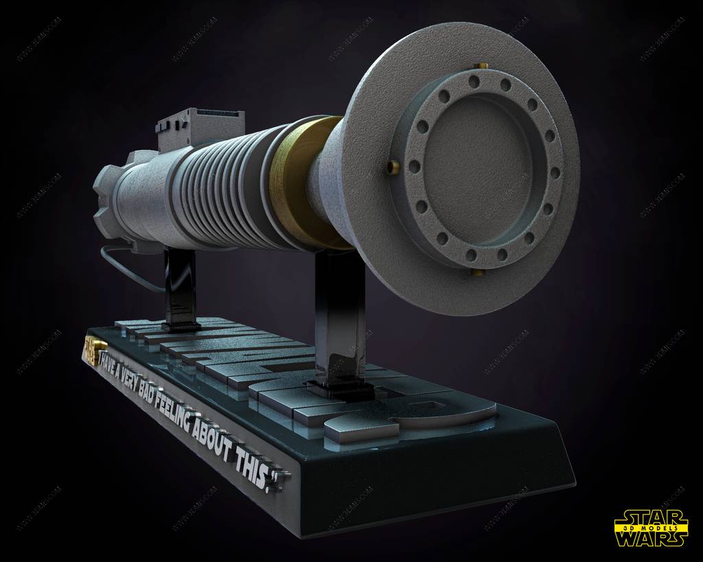 P站图纸印象馆 SW3D 星球大战 卢克·天行者的光剑 SW3D 星球大战 卢克·天行者的光剑