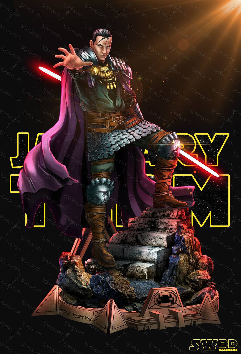 P站图纸印象馆 SW3D 星球大战 埃克萨·库恩 SW3D 星球大战 埃克萨·库恩